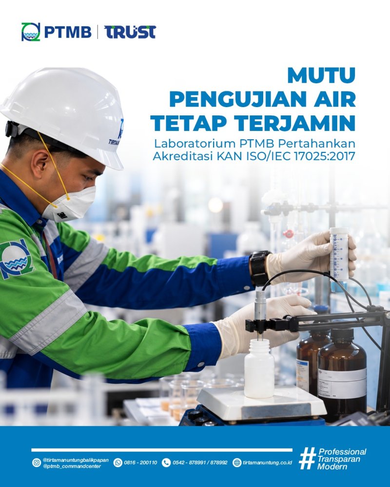 Mutu Pengujian Air Tetap Terjamin