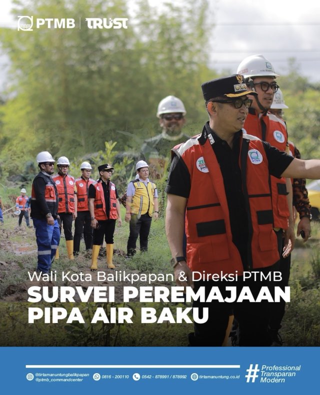 Survei Peremajaan Pipa Air Baku Transad