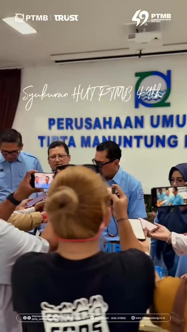 Syukuran Hari Ulang Tahun ke-49 Perumda Tirta Manuntung Balikpapan