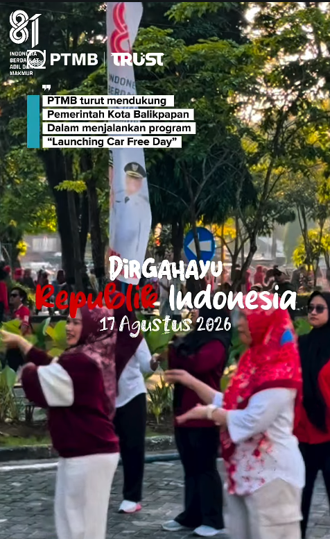 PTMB turut mendukung Pemerintah Kota dalam menjalankan Car Free Day (CFD)