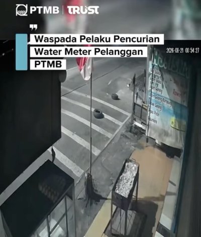 Waspada Pencurian Water Meter Pelanggan PTMB!