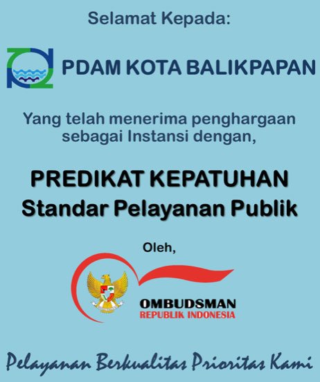 PDAM Kota Balikpapan Menerima Sertifikasi OHSAS 18001:2007