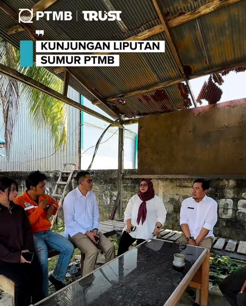 Kunjungan Liputan Sumur PTMB