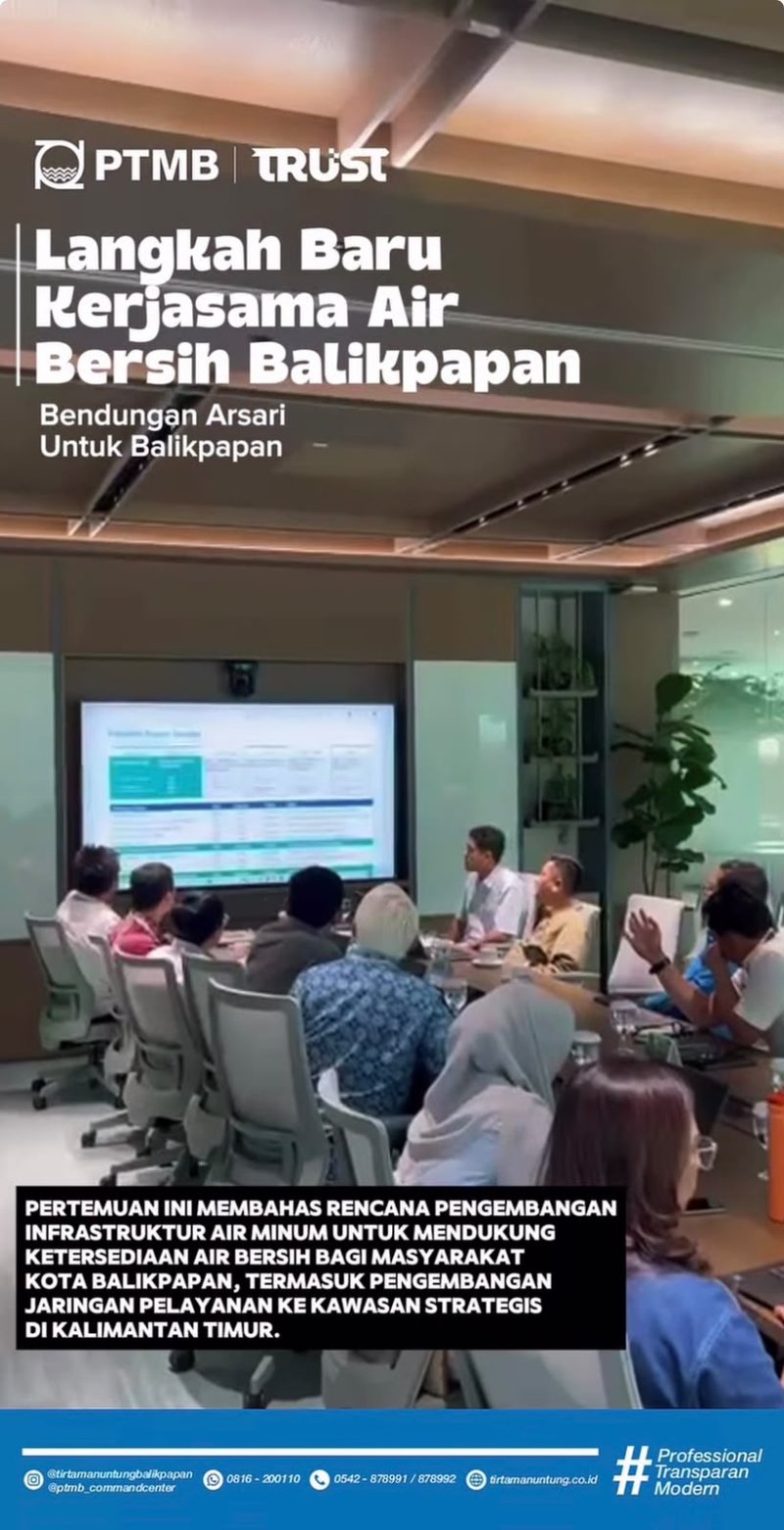 Langkah Baru Kerjasama Air Bersih Balikpapan