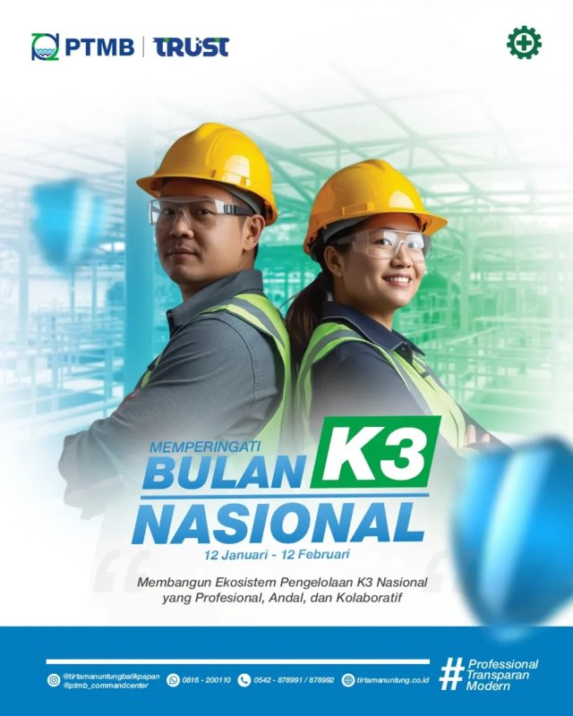 Selamat memperingati Bulan K3 Nasional 2026!