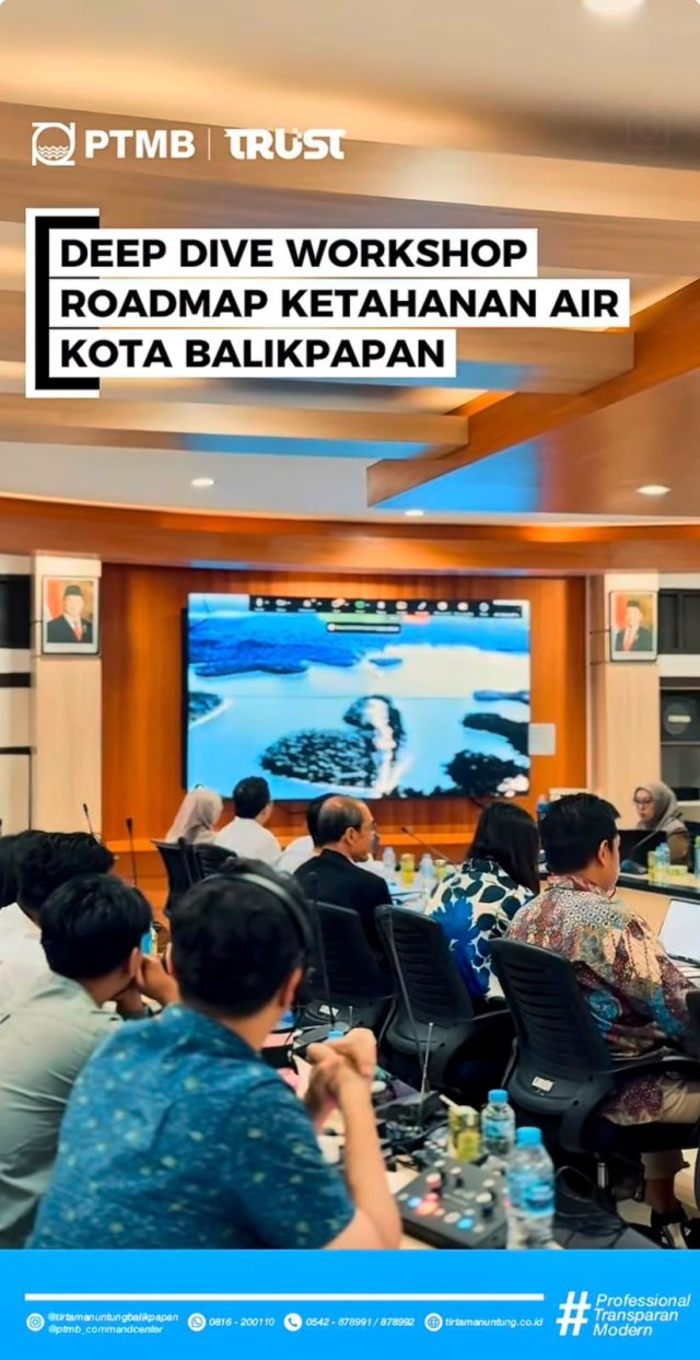Deep Dive Workshop, Roadmap Ketahanan Air Kota Balikpapan